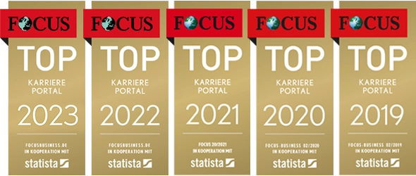 Top Karriere Portal - Auszeichnung von Focus